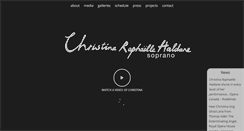 Desktop Screenshot of christinahaldane.com